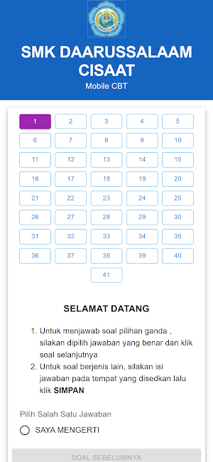 SMK DAARUSSALAAM CISAAT Screenshot 0