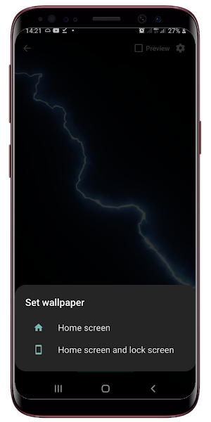 Thunderstorm Live Wallpaper Screenshot 3