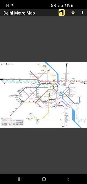 Delhi Metro Map Screenshot 0