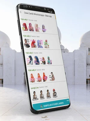 WASticker Muslim Girl Screenshot 0
