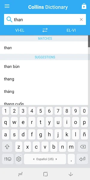 Vietnamese-Greek Dictionary Screenshot 3