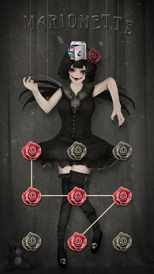 AppLock Live Theme Marionette – Paid Theme Screenshot 0