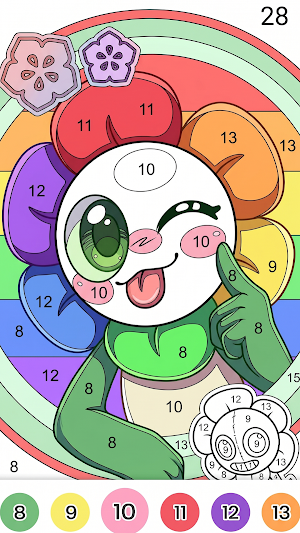 Dandy Color By Number & Jigsaw Screenshot 0