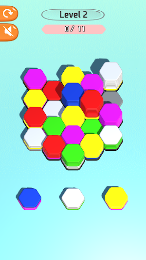 Hexa Sort - Color Sort Screenshot 3
