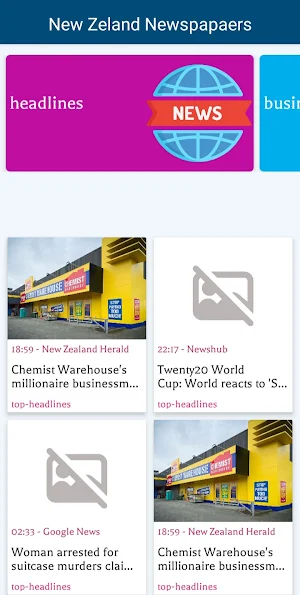 Newzeland Newspapers Screenshot 0
