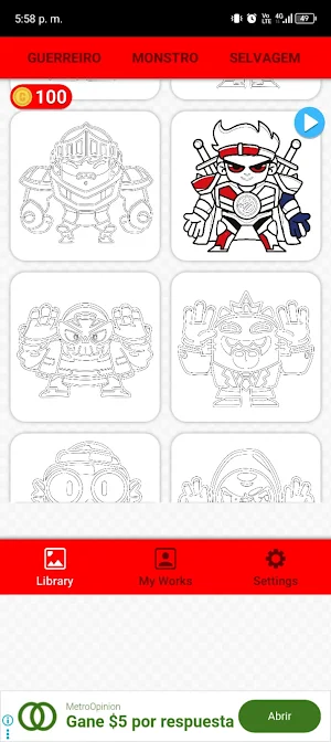 Jogo de pintar Enaldinho Screenshot 2
