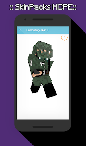 SkinPacks Camouflage for Minecraft Screenshot 1
