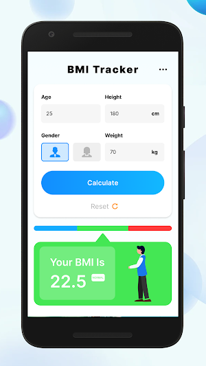 BMI Tracker Screenshot 1
