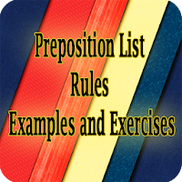 Preposition Rules Examples