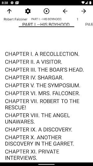 Book, Robert Falconer Screenshot 1