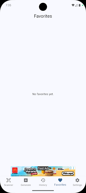 QR Code Scanner Screenshot 2