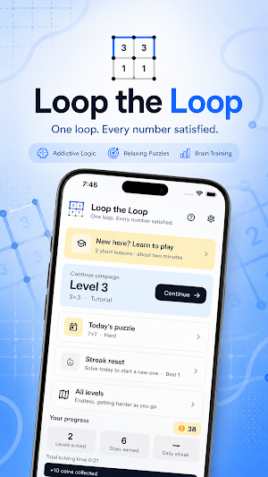 Loop The Loop: Logic Puzzle Screenshot 0