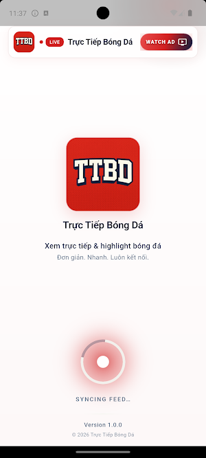 Trực Tiếp Bóng Dá Screenshot 2