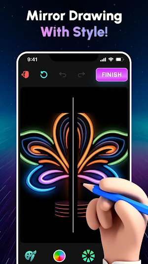 Magic Doodle: Glow Draw Art Screenshot 3