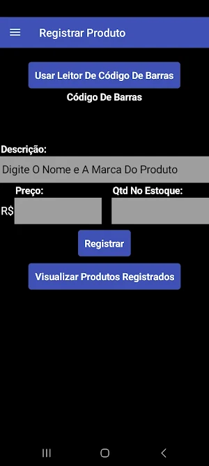Cupom Não Fiscal e Estoque Screenshot 3