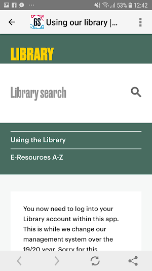 Goldsmiths Student App Screenshot 1