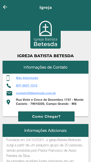 Igreja Batista Betesda - MS Screenshot 2