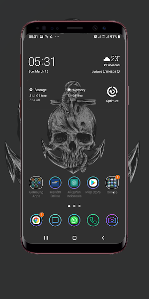 Skull Wallpaper Screenshot 0