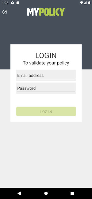 My Policy Screenshot 0