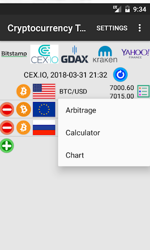 Cryptocurrency Table Screenshot 3