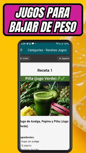 Jugos para Bajar De Peso Screenshot 2