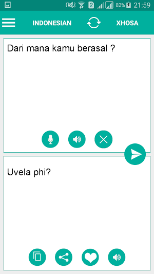 Xhosa Indonesian Translator Screenshot 1