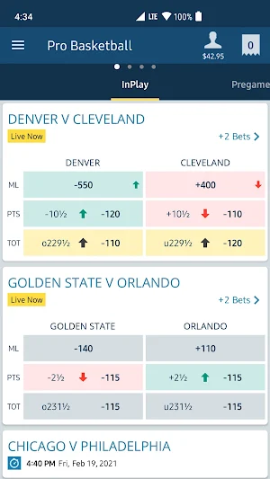 William Hill Nevada Sportsbook Screenshot 1