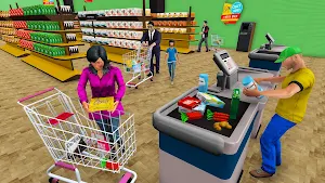 Pretend Supermarket 3D: Shopping Simulator Screenshot 1