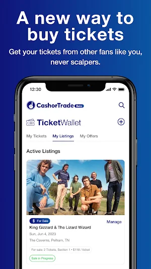 CashorTrade Face Value Tickets Screenshot 2