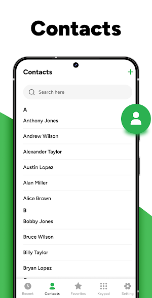 Contacts Screenshot 2