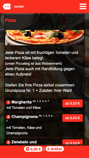 Pizza Service Roma Screenshot 2