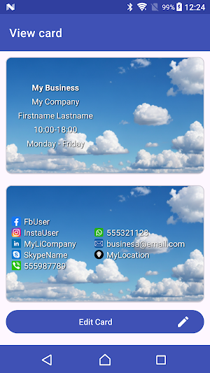 Digital NFCard Screenshot 0