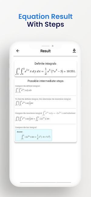 Double Integral Calculator Screenshot 3