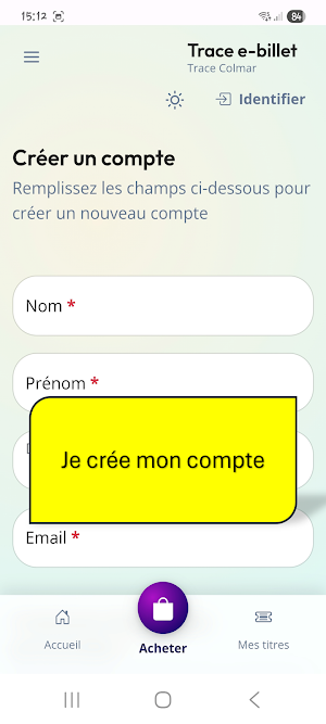 Trace e-billet Screenshot 1