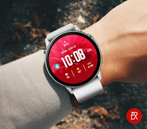 Red Blossom Watch Face Screenshot 2