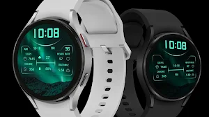 Dark Aurora Green For Wear OS Screenshot 3