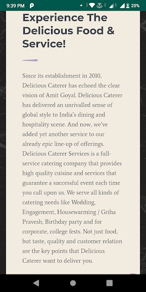 Delicious Cater Screenshot 2