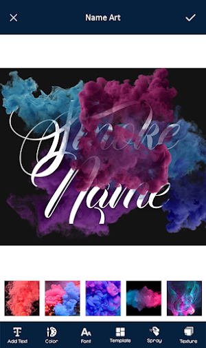 Smoke Name Art - Smoke Effect Screenshot 0