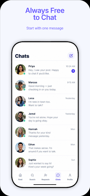 FriendsApp: Make New Friends Screenshot 0