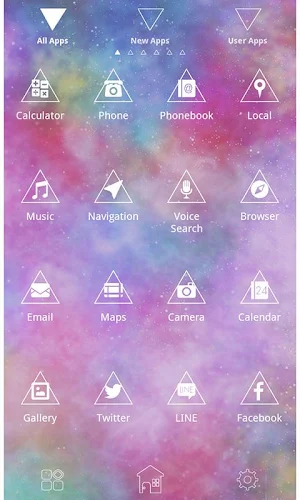 Theme-Psychedelic Triangle- Screenshot 2