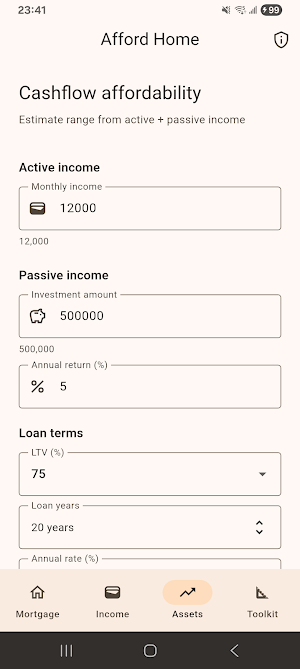 Can I Afford It – Home Screenshot 3