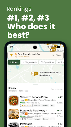 Spinach: Vegan Map & Guide Screenshot 3