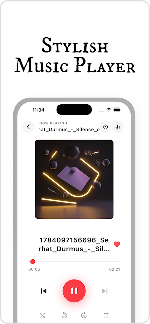 Audio Music Player Screenshot 1