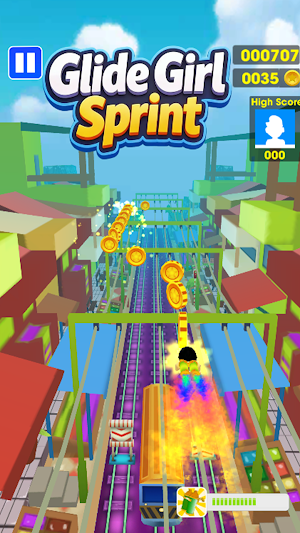 Glide Girl Sprint Screenshot 2