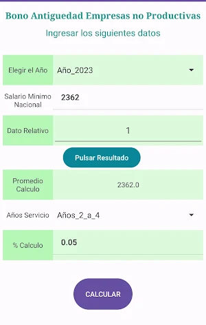 Calculadora Laboral Screenshot 2