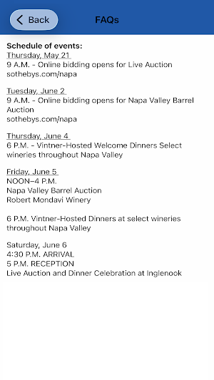 Auction Napa Valley Screenshot 2