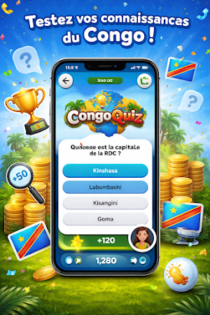 CongoQuiz – Knowledge in Play! Screenshot 0