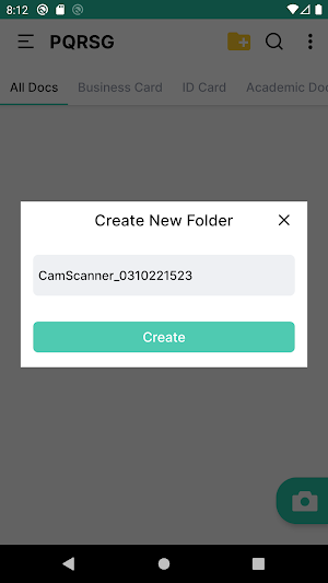 PQRSG - PDF & QR Code Cam Scan Screenshot 0