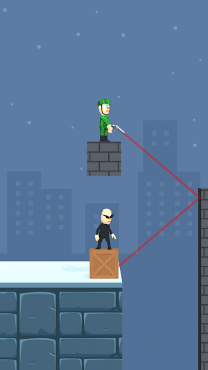 Snipe man - 簡単パズルゲーム Screenshot 1