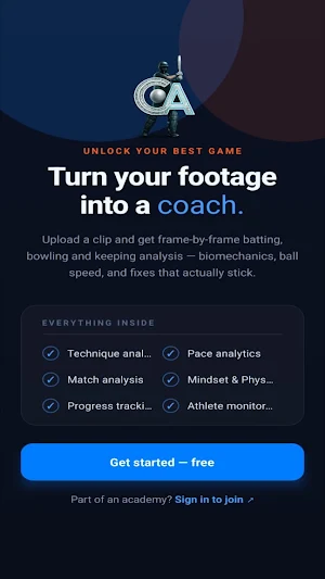 CrickCoach AI Screenshot 0